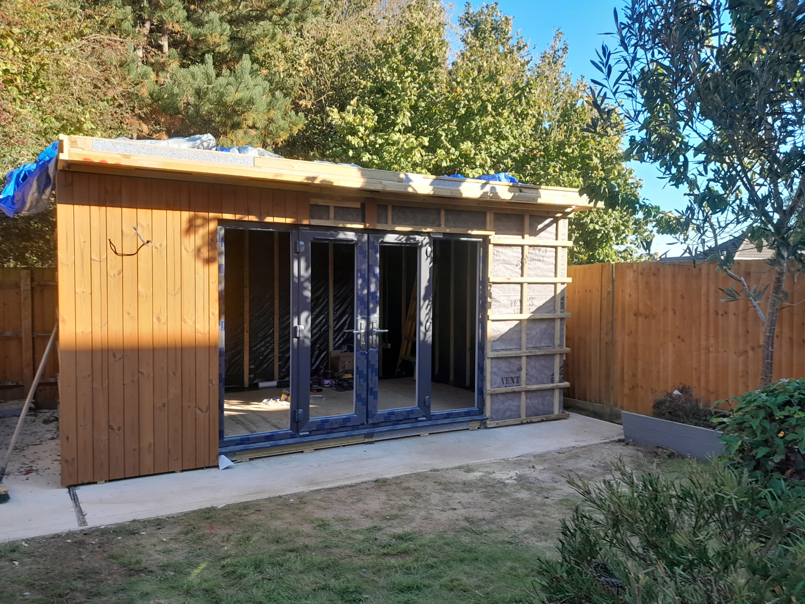 Portchester Garden Office Installation by Luxora 3